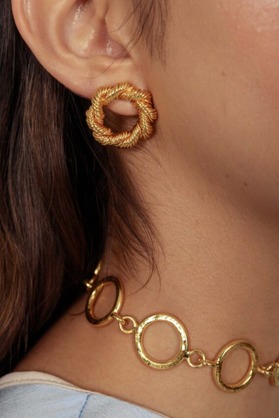 Collier circle-collier plaqué or, mode colombienne boutique diada