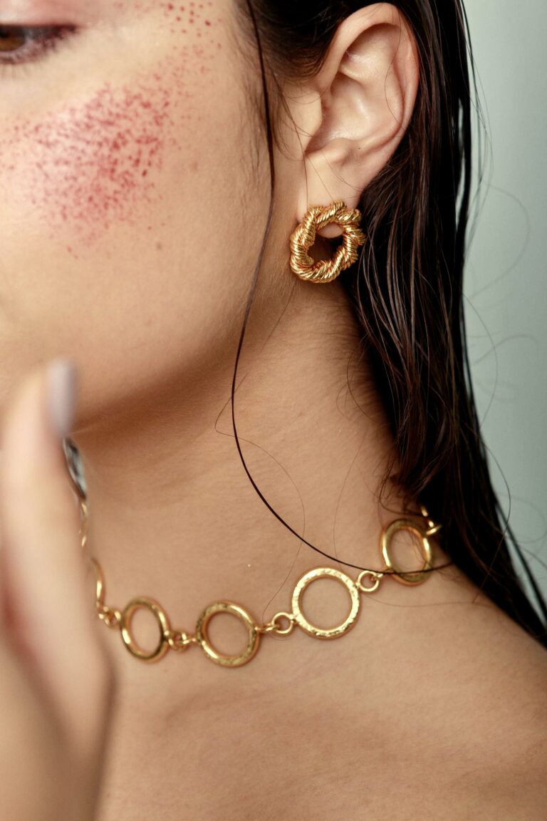 Collier circle-collier plaqué or, mode colombienne boutique diada