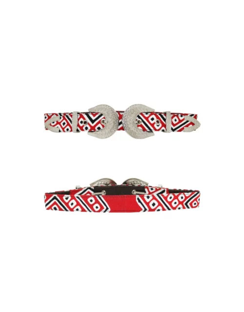 ceinture moderne et fashion-mode colombienne DIADA-ceinture rouge et noire