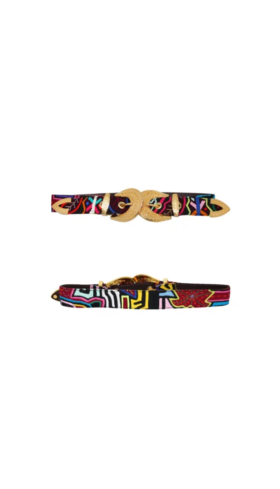 ceinture moderne et fashion-mode colombienne DIADA-ceinture multicolore