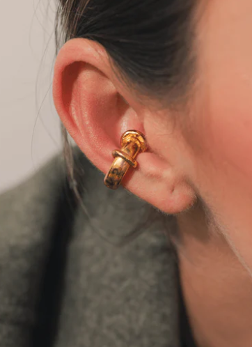 Maxi Earcuff Bronze plaqué Or 24 carat